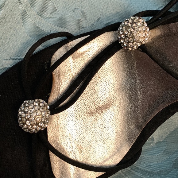 Stuart weitzman heel with sparkly rhinestone balls - Picture 3 of 9
